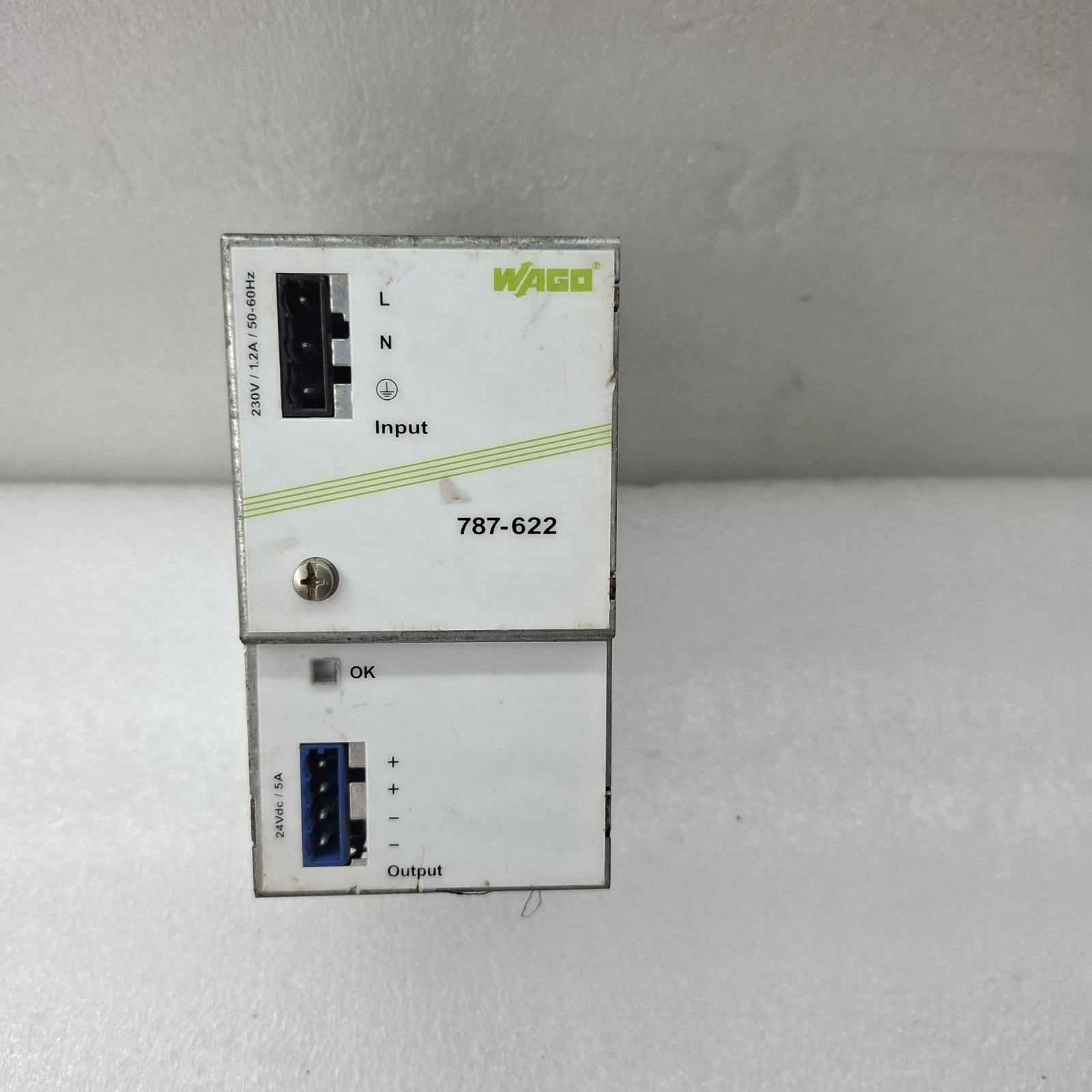 WAGO 787-622 24VDC/5A 230V/1.2A/50-60Hz Power Supply Worldwide Free Ship